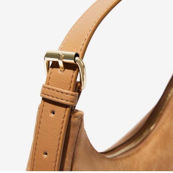 4th & reckless tan brown round bag, adjustable shoulder bag - Picture 10 of 11